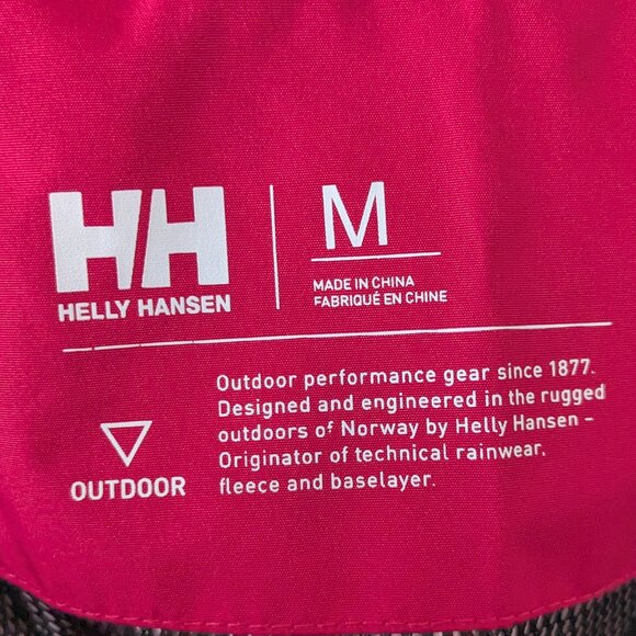 Helly Hansen -  Parisian Red Seven J Women's Rain Jacket  - Size M - Picture 8 of 8